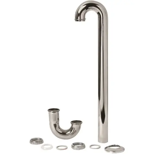 1-1/2 in. 20-Gauge Brass Sink Drain S-Trap, Chrome-Plated 1-1/2 in. 20-Gauge Brass Sink Drain S-Trap, Chrome-Plated