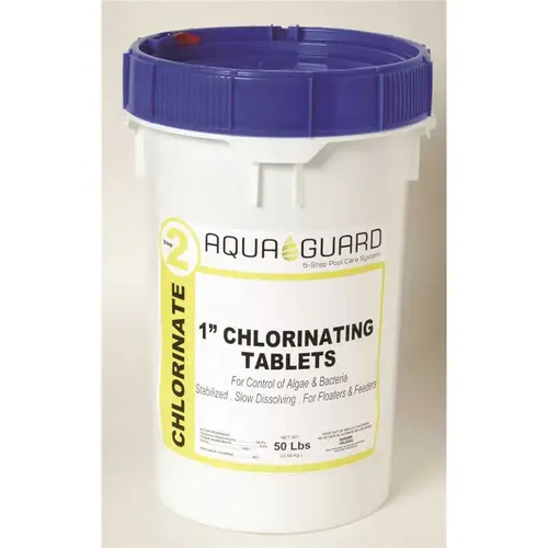 1 In. Chlorinating Tablets, 50 Lb. Bucket