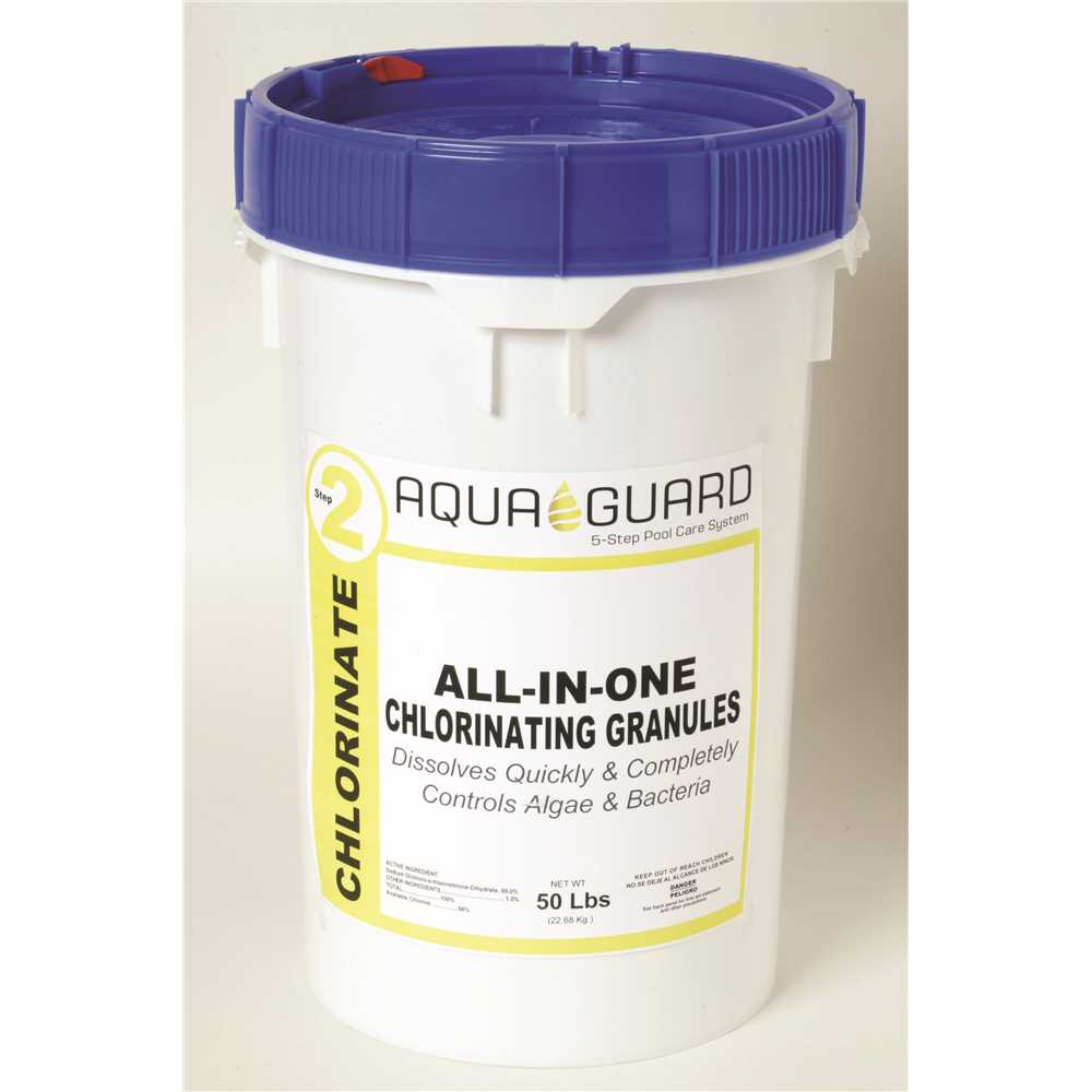 AQUAGUARD 26498847381 50 Lb. Dichloro All-In-One Chlorine Granules