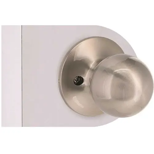Round Dummy Door Knob (Satin Nickel)