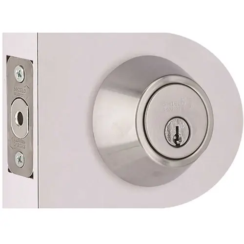Single Cylinder Deadbolt 2-3/8" and 2-3/4" Backset Grade 3 Satin Chrome