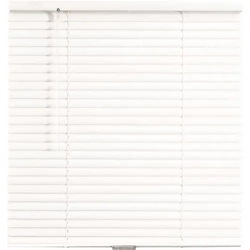 TruTouch 46.5x48" Cordless 1" Aluminum Mini Blind White