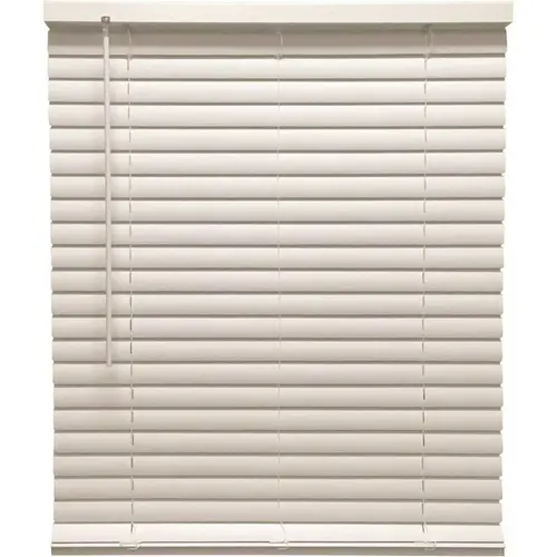 TruTouch 47" x 48" Cordless 2" Deluxe Vinyl Mini Blind White