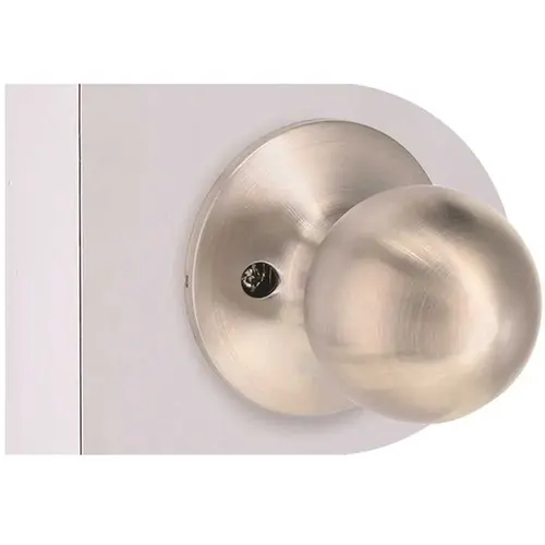 Round Dummy Door Knob Satin Stainless Steel and Satin Chrome Round Dummy Door Knob Satin Stainless Steel and Satin Chrome