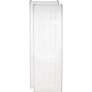 GENERIC BY0106BWWTC048096 48" X 96" 6-Panel White Closet Bypass Door, 106 Series