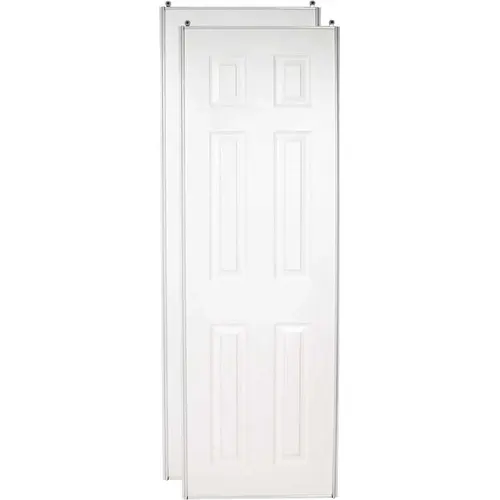 48" X 96" 6-Panel White Closet Bypass Door, 106 Series