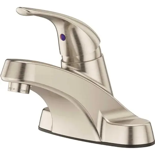 Series Lavatory Faucet Brushed Nickel Single Handle With Pop-Up Series Lavatory Faucet Brushed Nickel Single Handle With Pop-Up