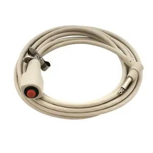 Anacom General E1266-10RB Nurse Call Cord Momentary 1/4" Phono Plug 10 ft