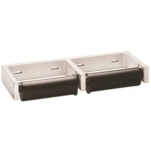 Double Roll Toilet Paper Dispenser (Satin Finish) Double Roll Toilet Paper Dispenser (Satin Finish)
