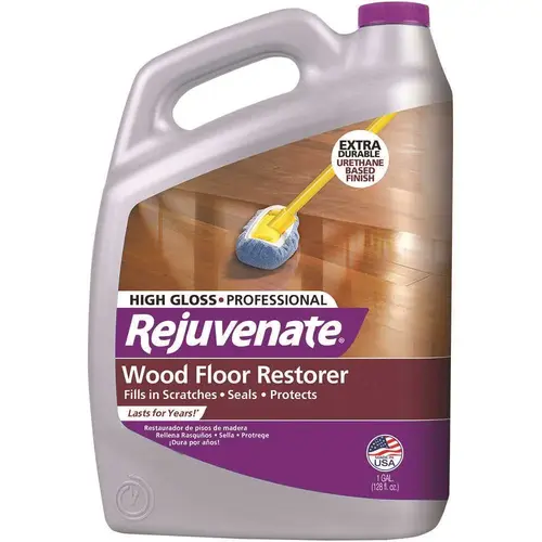 Rejuvenate 128 Oz. Professional High Gloss Wood Floor Restorer - pack of 2 Rejuvenate 128 Oz. Professional High Gloss Wood Floor Restorer - pack of 2