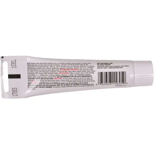 Thread Sealant Real Tuff White 2 oz White - pack of 24 Thread Sealant Real Tuff White 2 oz White - pack of 24