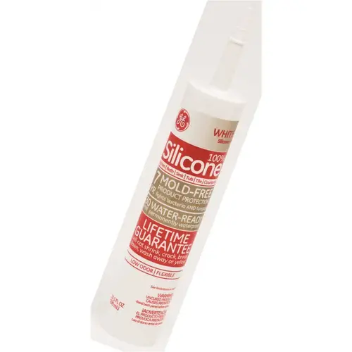 Silicone II 5060 Caulk, Almond, -60 to 400 deg F, 10.1 oz Cartrid - pack of 12