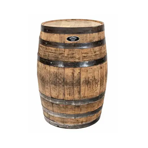 Barrel Jack Daniel's 35" H X 26" D Oak Whiskey Brown Brown