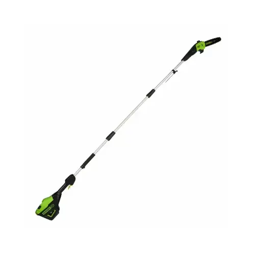 80-Volt 10 In. Cordless Pole Saw, Brushless, Battery & Rapid Charger, 8 Ft. Pole