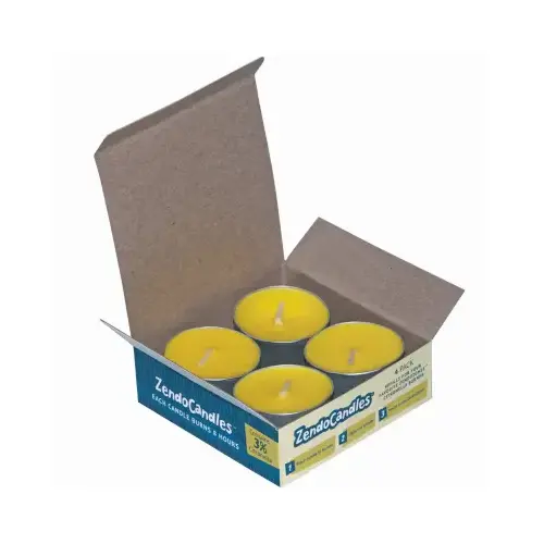 Citronella Candle ZendoZones Candle For Mosquitoes 4 pk Citronella Candle ZendoZones Candle For Mosquitoes 4 pk