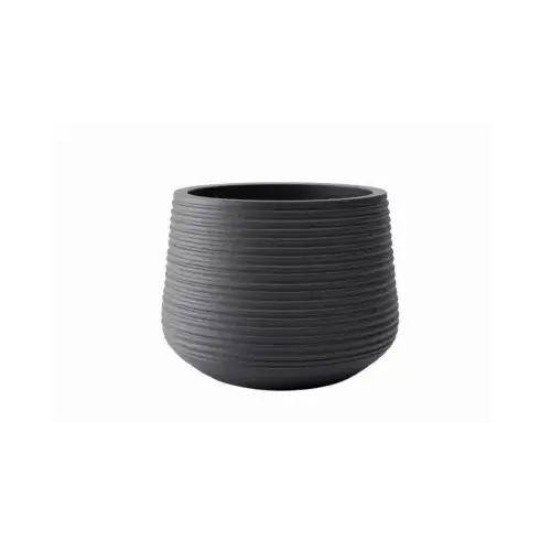4" BLK Groove Planter - pack of 4 4" BLK Groove Planter - pack of 4