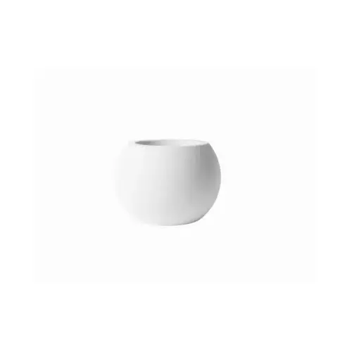 6" WHT Sphere Planter - pack of 4
