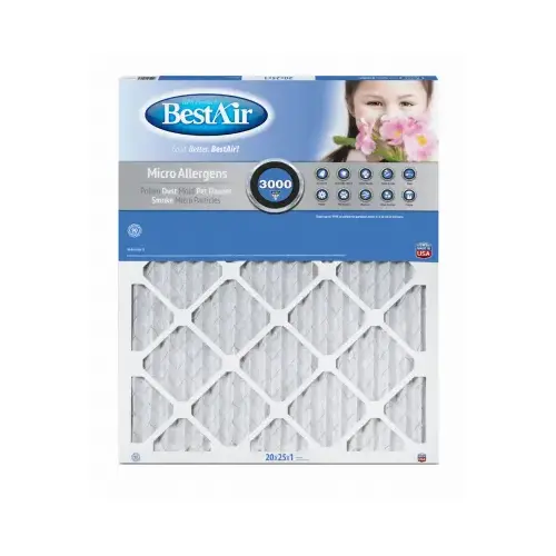 20x25x1 M13 Filter - pack of 6