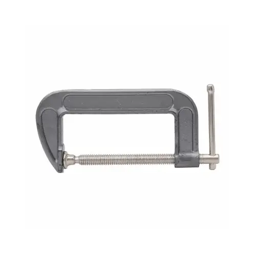 C-Clamp: 5" Max Opening, Forged Steel C-Clamp: 5" Max Opening, Forged Steel