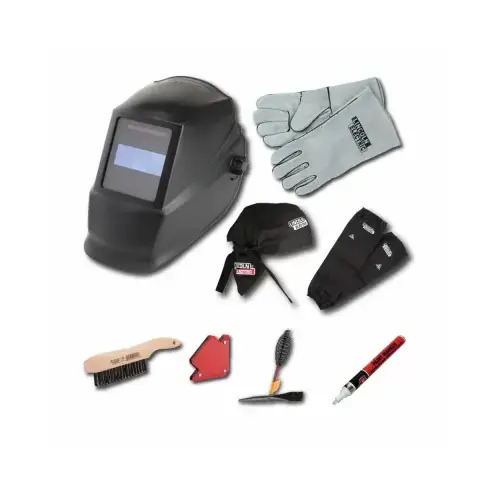 8-Pc. Welding Helmet & Accessories Kit 8-Pc. Welding Helmet & Accessories Kit