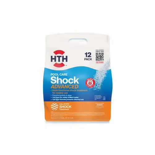 Pool Care Shock Advanced, 1 Lb. Bags White - pack of 12