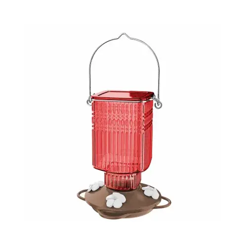22OZ Ant GLS HB Feeder Red 22OZ Ant GLS HB Feeder Red