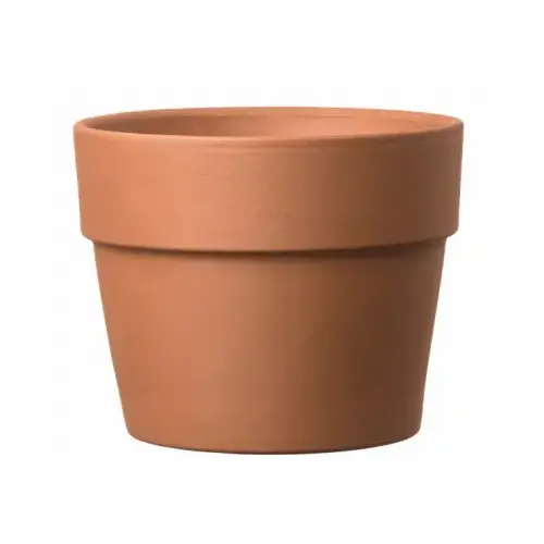 6" TC Clay Cachepot Red Terracotta