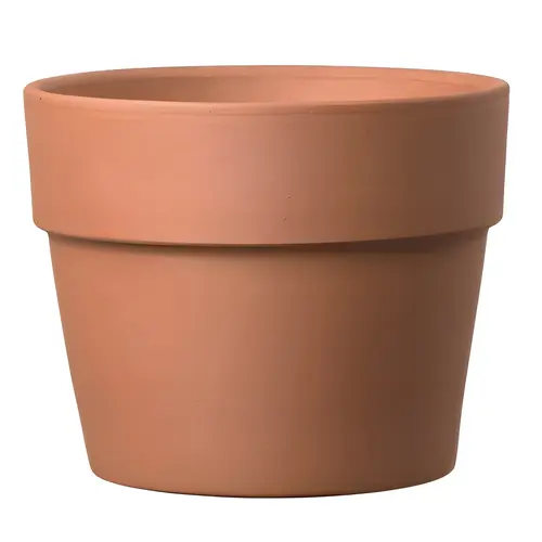 4" TC Clay Cachepot Red Terracotta