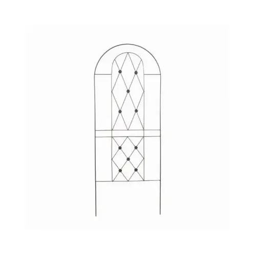 Trellis, Black Button Pattern, 69-In. Trellis, Black Button Pattern, 69-In.