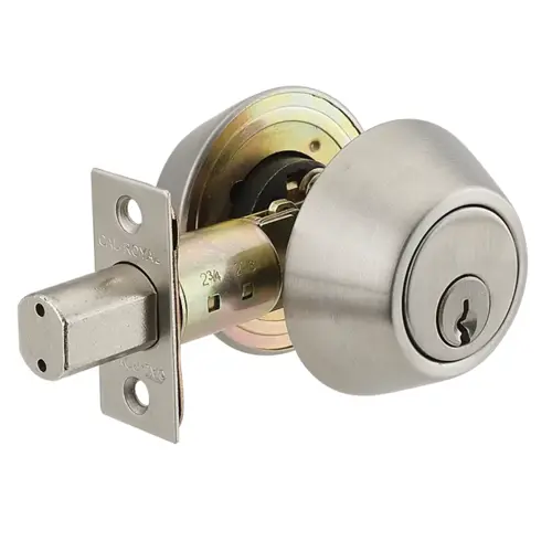 STANDARD DUTY DOUBLE CYLIND Bright brass