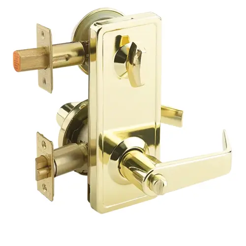 HIL-INTERCONNECTED ENTRANCE SI Bright brass