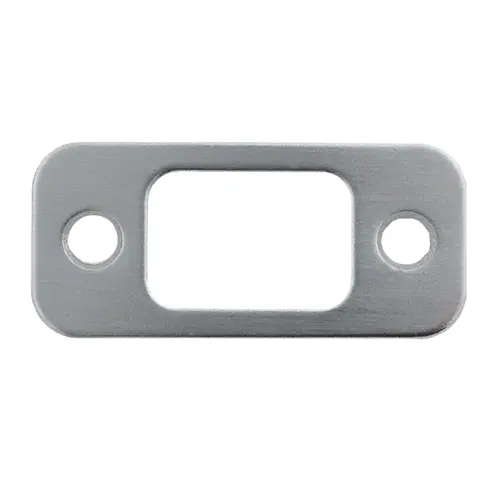 RADIUS CORNER STRIKE PLATE FOR Satin chromium plated