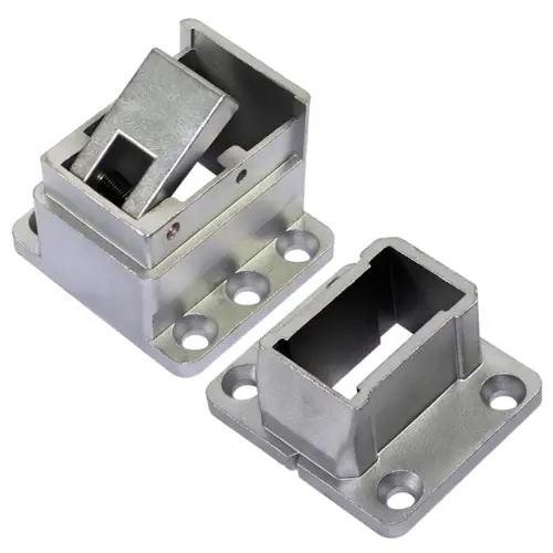 Top and Bottom Mullion Brackets for UL-Listed Fire Exit Mullions with Screws Top and Bottom Mullion Brackets for UL-Listed Fire Exit Mullions with Screws