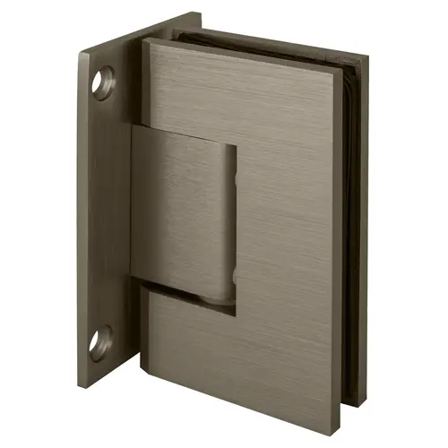 Brushed Nickel International Series Wall Mount Full Back Plate Square Corner Hinge