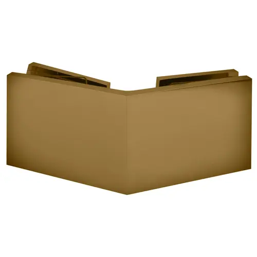 Gold Plated Square 135 Degree Glass-to-Glass Clamp Gold Plated Square 135 Degree Glass-to-Glass Clamp