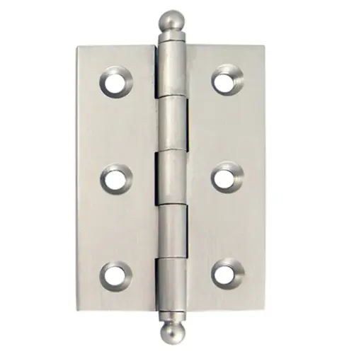 CABINET HINGES 2 1/2" X 1 3/4" Satin nickel
