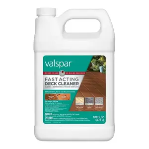 VALSPAR/CABOT VL1031381-16 Valspar Fast-Acting Deck Cleaner, 1 Gallon
