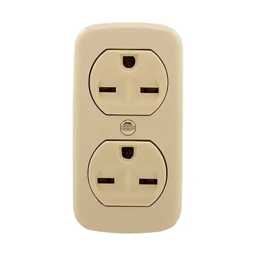 RECEPTACLE DPX IVORY 250V 15A RECEPTACLE DPX IVORY 250V 15A