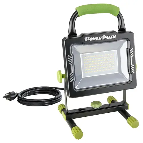 Work Light, 120 V, 85 W, 1-Lamp, LED Lamp, 10,000 Lumens, 5000 K Color Temp