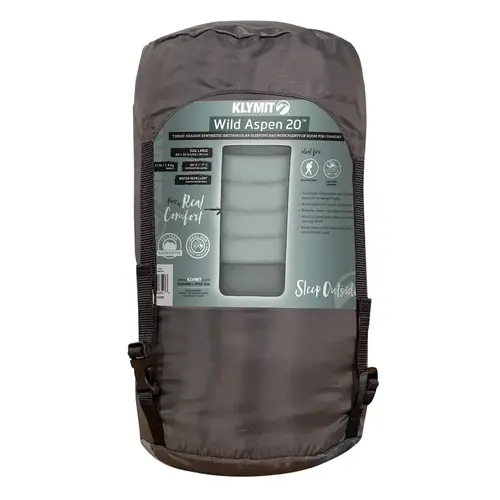 Wild Aspen 20 Deg F Rectangle Sleeping Bag Green