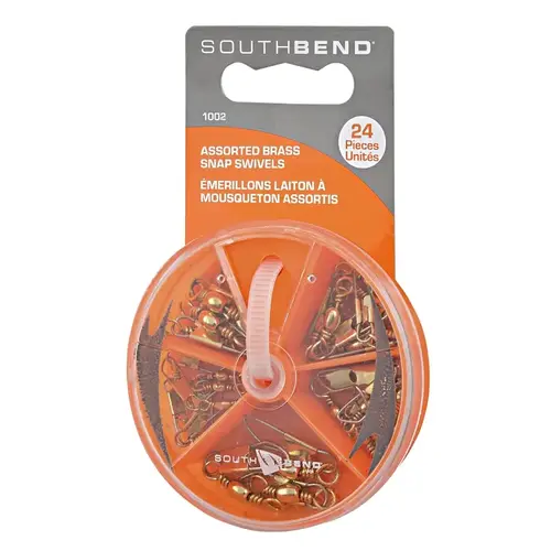 24-Piece Assorted Brass Swivel Kit 24-Piece Assorted Brass Swivel Kit