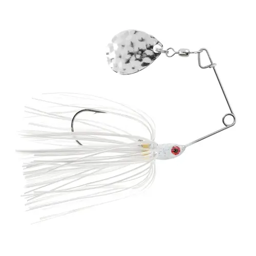 blaze Fishing Lure, Classic Mini Spinnerbait, Silicone, White Lure blaze Fishing Lure, Classic Mini Spinnerbait, Silicone, White Lure