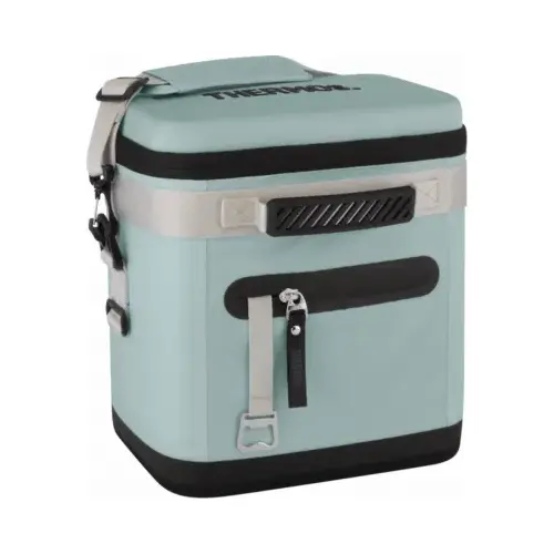 Soft-Sided Collapsible Cooler, Glacier, 12 Can Capacity Soft-Sided Collapsible Cooler, Glacier, 12 Can Capacity