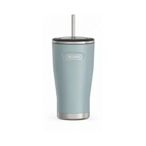 Cold Tumbler with Straw, Glacier Color, 24 oz. Cold Tumbler with Straw, Glacier Color, 24 oz.