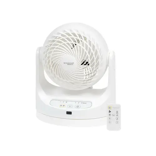 Desktop Fan, 3 Speed, White, 157 Sq. Ft. Coverage