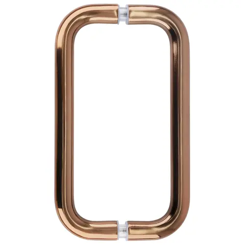 Antique Brushed Copper 8" Back-to-Back Solid 3/4" Diameter Pull Handles Without Metal Washers Antique Brushed Copper 8" Back-to-Back Solid 3/4" Diameter Pull Handles Without Metal Washers
