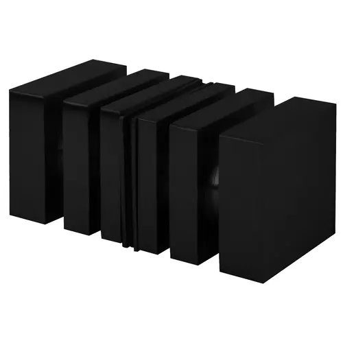 CRL Matte Black Square Back-to-Back Style Knobs