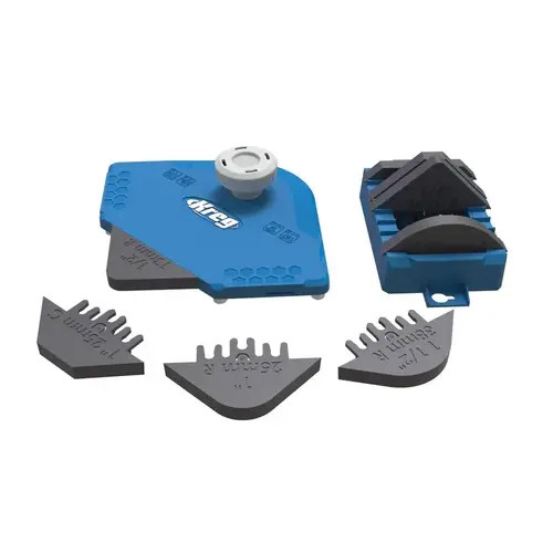 Corner Routing Guide Set, ABS, For: Flush Trim Bits, Handheld Routers, Trim Routers, Router Tables Corner Routing Guide Set, ABS, For: Flush Trim Bits, Handheld Routers, Trim Routers, Router Tables