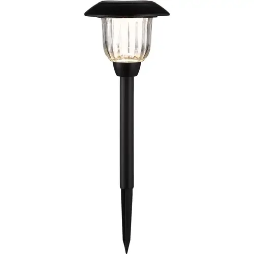 Pathway Light Black Solar Powered 0.2 W LED