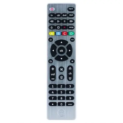 Universal Remote Control Silver